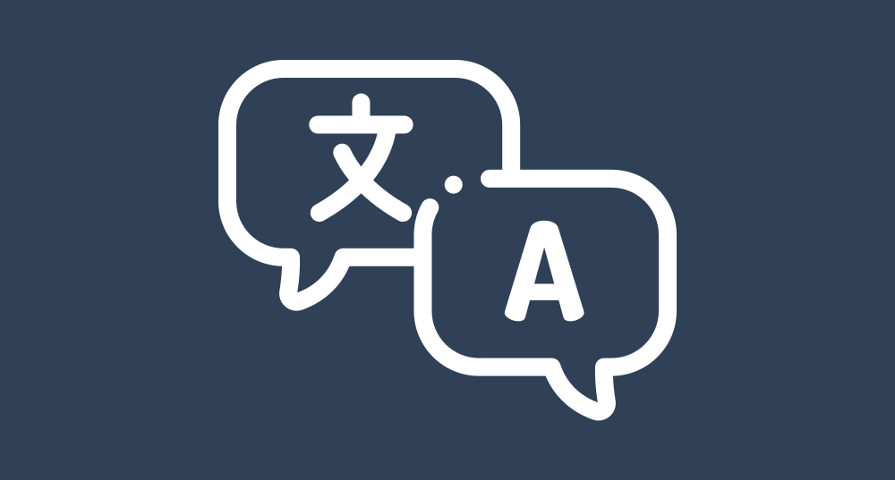 Graphic of chat bubbles