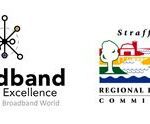 Logos for Strafford Regional Planning Commission and the Broadband Center of Excellence