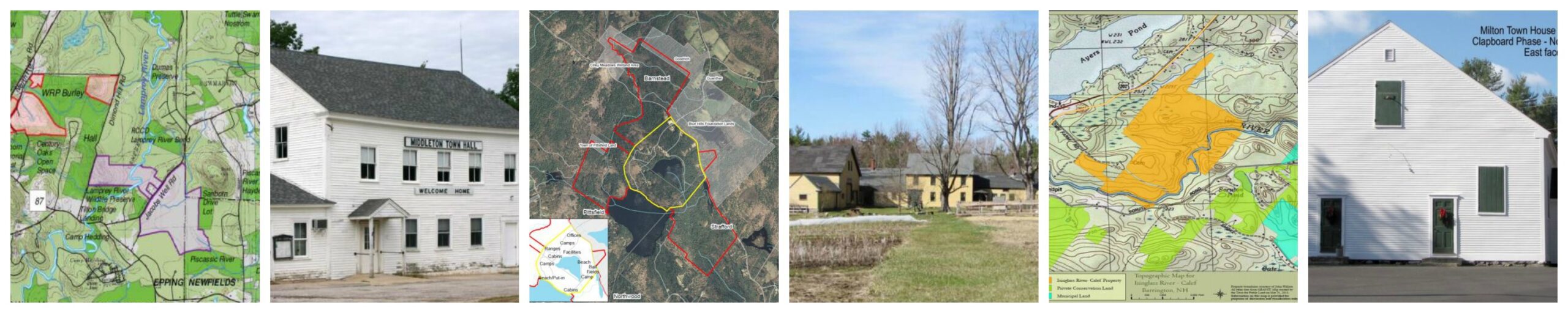 Stitch of photos of sites that were awarded LCHIP funding in 2014