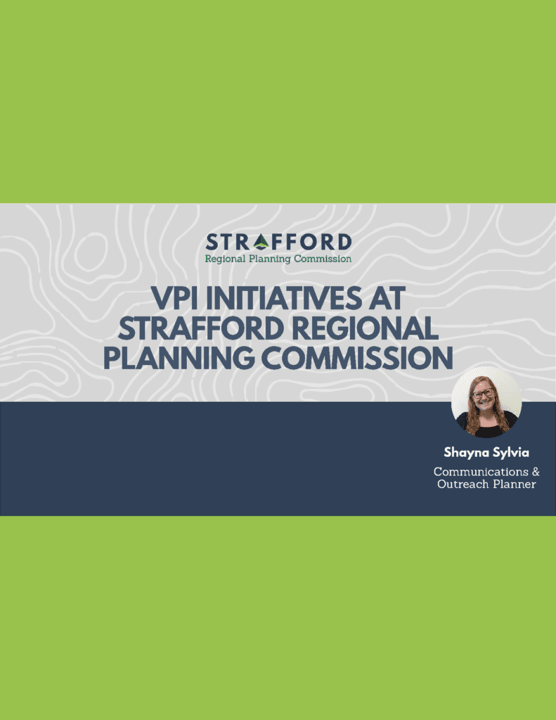 First slide from the VPI at SRPC FHWA Webinar presentation