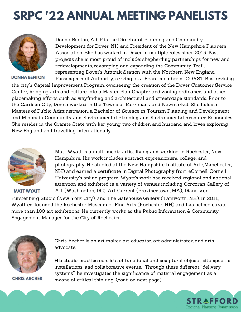 Screenshot of Annual Meeting '22 Panelist Bios Flyer