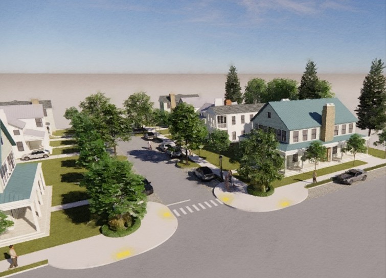 Rendering of housing types