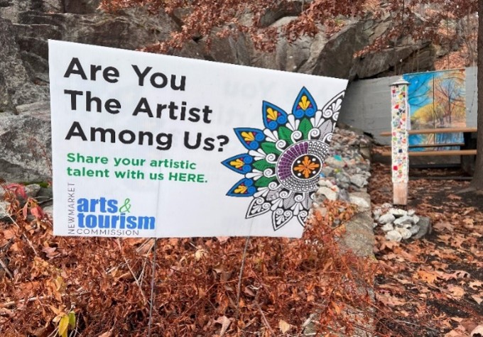 Art Tourism yard sign