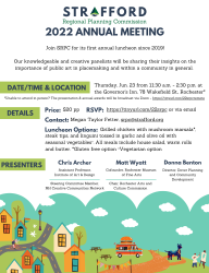 Screenshot of SRPC 2022 Annual Meeting Flyer