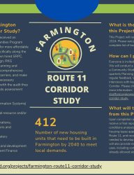 Farmington Route 11 Corridor Study handout image