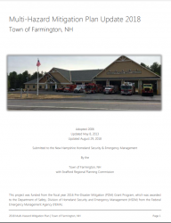 Cover of Hazard Mitigation Plan - Farmington 2018