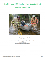 Cover of Hazard Mitigation Plan - Rochester 2018