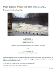 2021 Rollinsford Hazard Mitigation Plan cover screeshot