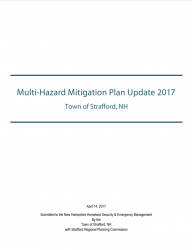 Cover of Hazard Mitigation Plan - Strafford 2017