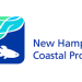 Logo for the NH Coastal Program with a fish graphic and waves