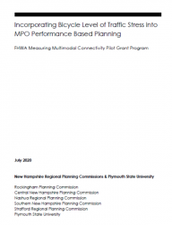 Cover of Bicycle Level of Traffic Stress Report