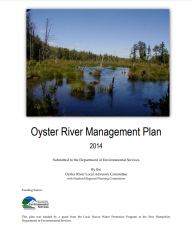 Cover of Oyster River Management Plan 2014