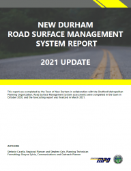 Cover of New Durham RSMS 2021 Update Report