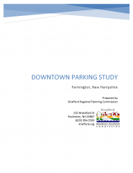 Cover of Farmington Downtown Parking Study