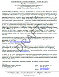 Cover of 2021-2024 TIP Amendment 2