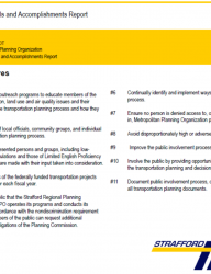 Cover of SRPC 2018 Title VI Goals and Accomplishments Report